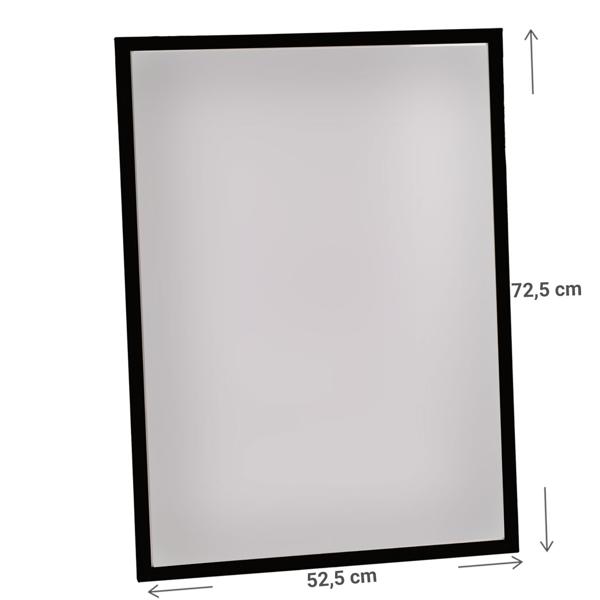 Picture frame, black, 52.5 x 72.5 cm
