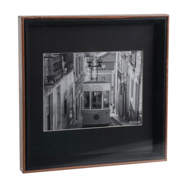 Cornice, nero-marrone, 27 x 27 cm