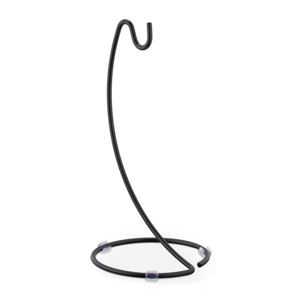 Porta banane in metallo, pratico appendino per banane con gancio, nero