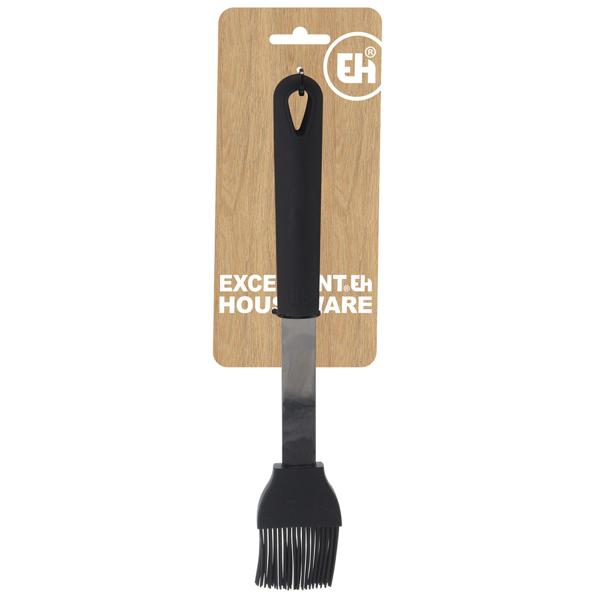 Silicone brush for cooking, baking or grilling, pastry brush, 26 cm