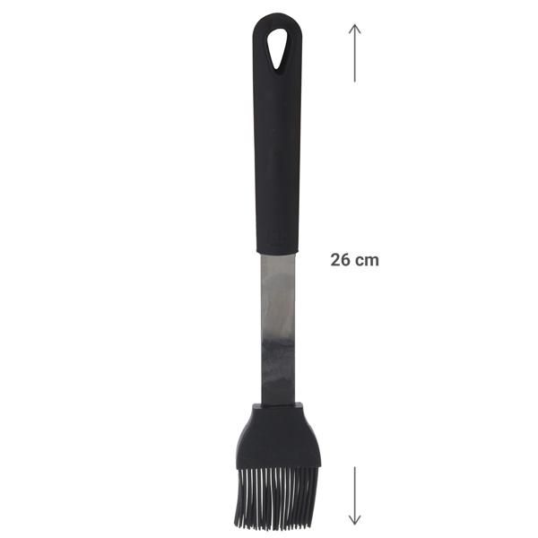 Silicone brush for cooking, baking or grilling, pastry brush, 26 cm