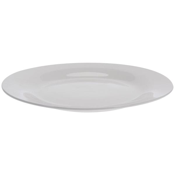 Set de vaisselle, 36 pièces, avec vaisselle en porcelaine, verres et couverts, blanc, taupe