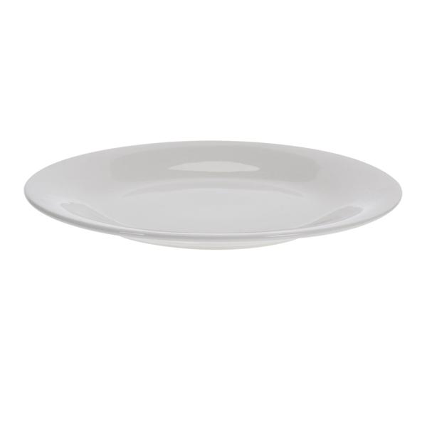 Set de vaisselle, 36 pièces, avec vaisselle en porcelaine, verres et couverts, blanc, taupe