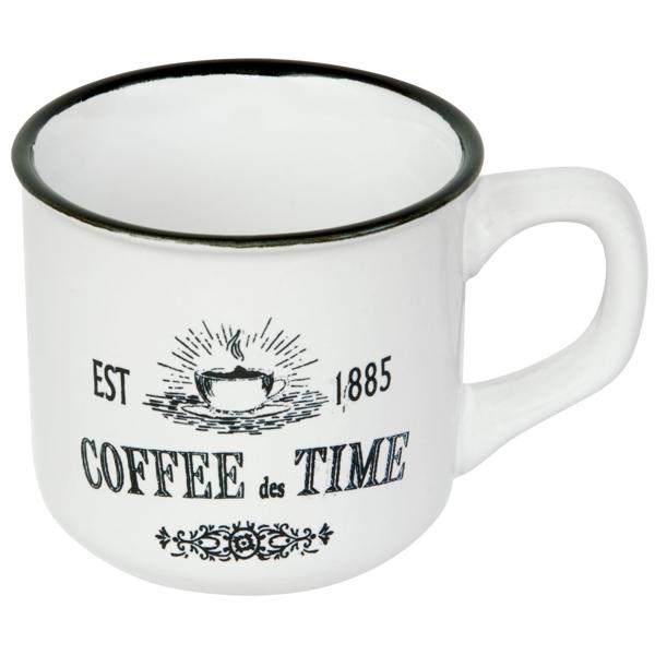 3er-Set Steingut Tassen - Vintage Kaffeetassen für perfekten Kaffeegenuss - 180ml Fassungsvermögen - Spülmaschinenfest & Wärmeisoliert