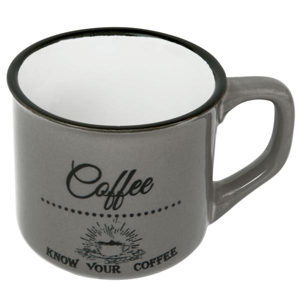 3er-Set Steingut Tassen - Vintage Kaffeetassen für perfekten Kaffeegenuss - 180ml Fassungsvermögen - Spülmaschinenfest & Wärmeisoliert
