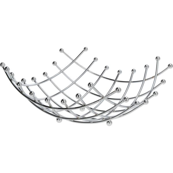 Metal fruit basket in lattice look, Ø 31 x H 14 m