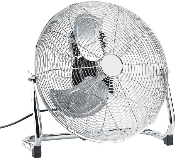 Full metal floor fan, 3 speeds, 100 W, Ø 45 cm