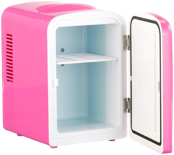 Mini réfrigérateur 2 en 1 avec prise 12 / 230 V - Rose