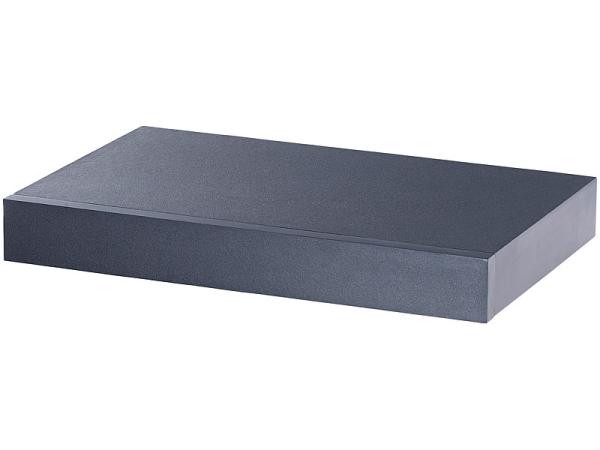Scaffale a muro con cassetto nascosto, 40 x 5 x 25 cm, nero