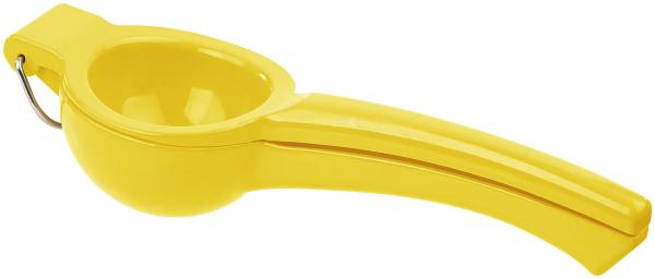 Presse-citron manuel en métal, Ø 7 cm, jaune