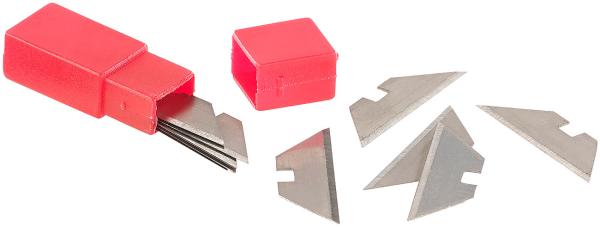 10 lame di ricambio per mini coltelli da taglio professionali con sistema di piegatura, 30 mm