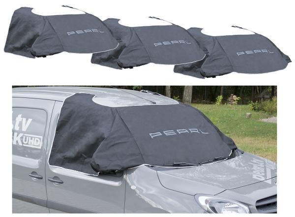 Protège Pare-brise Hiver Anti-givre Et Neige - Couverture Repliable Universelle Pour Voiture, Polyester, Jusqu'à -30°C