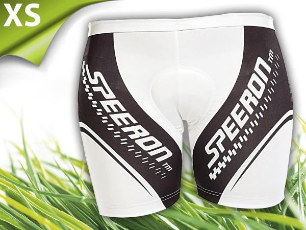 Pantaloncini da ciclismo da donna con funzione, taglia XS, bianco