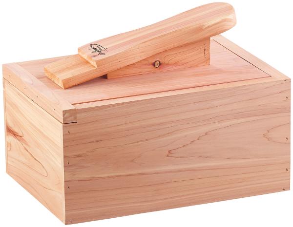 Lustrascarpe di lusso in legno di cedro con poggiapiedi