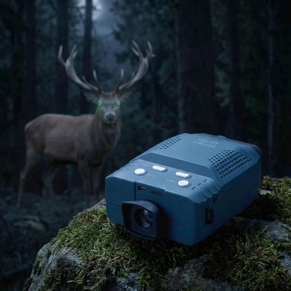 Night vision device with 3x magnification, up to 200m visibility, microSD recording