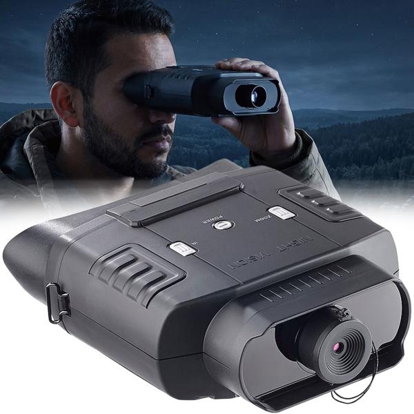 Digital night vision binocular, up to 300 meters of visibility