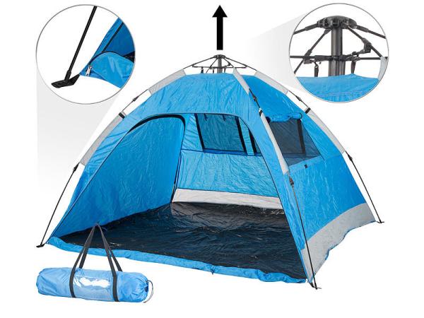 Extra Large Automatic Beach Tent for 3 People, UV 50+