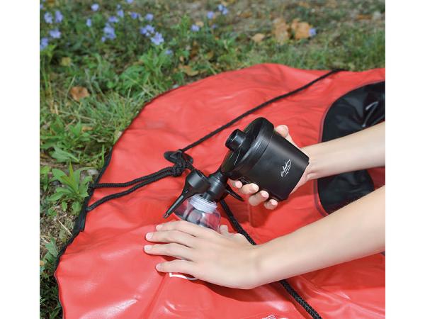 pompa pneumatica ricaricabile 2in1 con funzione di banca di energia e cavo di ricarica USB, 250 l/min