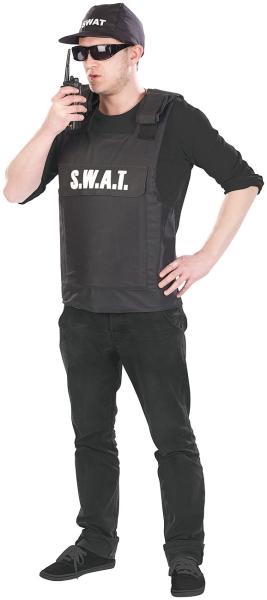 Carnival costume "S.W.A.T.", 2-piece, one size fits all