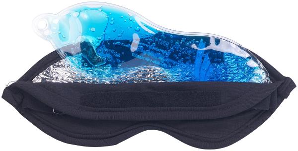 Lot de 2 masques occultant 2 en 1 avec coussinet amovible en gel chaud/froid