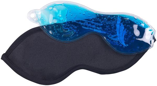 Lot de 2 masques occultant 2 en 1 avec coussinet amovible en gel chaud/froid