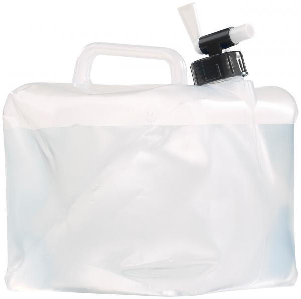 Foldable water canister with tap, 5 liters, ideal for drinking water
