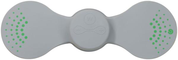Allenatore/stimolatore muscolare EMS per braccia, gambe, vita, silicone, 2 cuscinetti