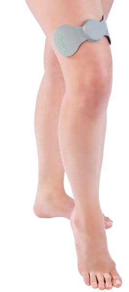 Allenatore/stimolatore muscolare EMS per braccia, gambe, vita, silicone, 2 cuscinetti