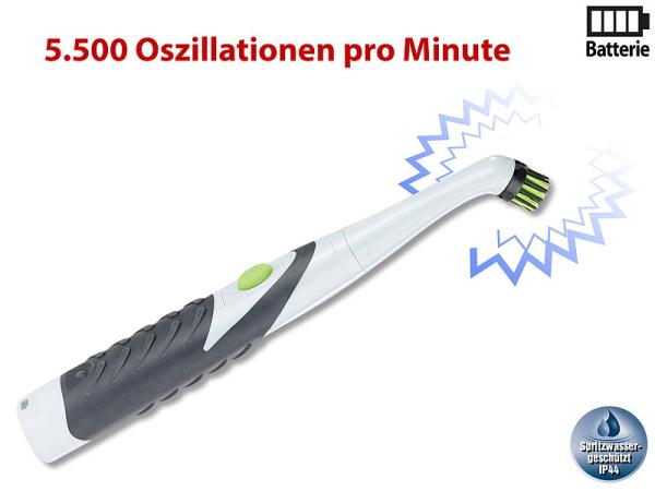 Oszillierende Schall-Reinigungsbürste SRB-155 inklusive Ersatzbürsten