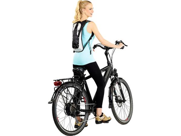 Zaino da bici ultraleggero con catarifrangenti, idrorepellente, 5 litri