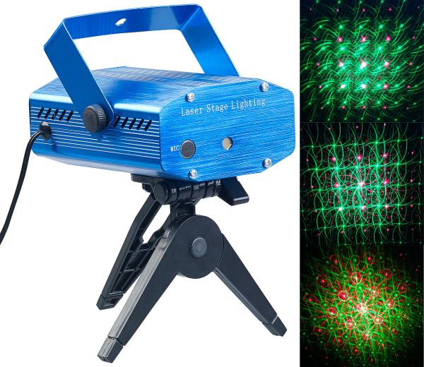Indoor laser projector, sea of stars effect, sound control, green/red