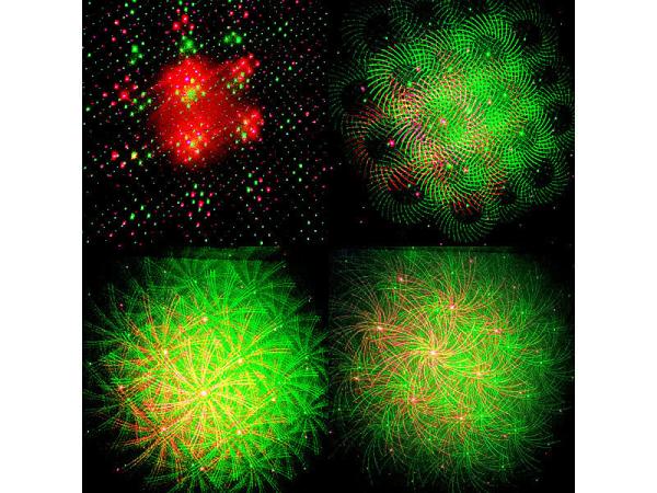 Indoor laser projector, sea of stars effect, sound control, green/red