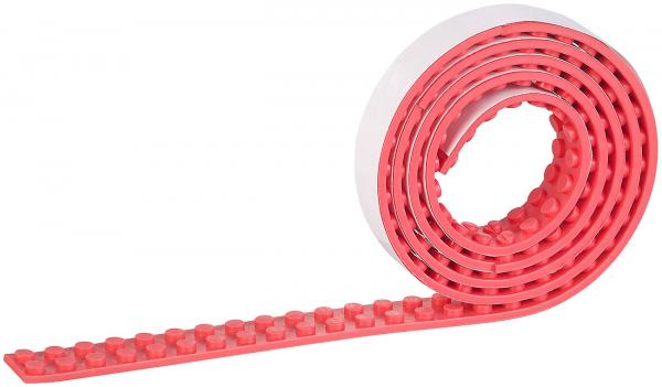 Self-adhesive play brick tape for common systems, 1 m,red