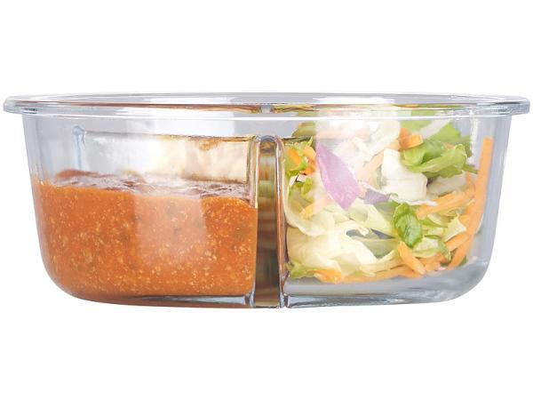 3 boîtes de conservation en verre à 3 compartiments -20 °C à 520 °C