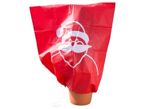 set of 4 winter protection cover "Christmas" for plants, 110 x 120 cm