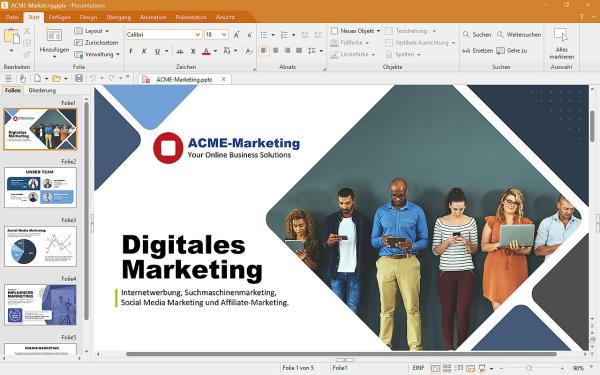 Office 2024 Home & Business for Windows (license for 5 home PCs)
