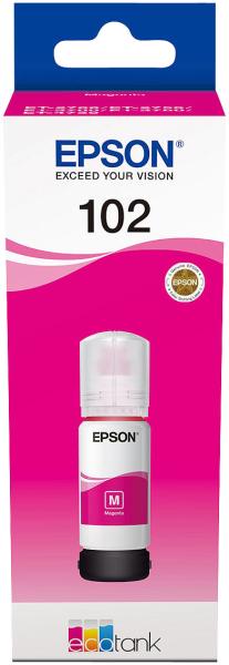 Epson original refill ink C13T03R340, magenta (red), 102 series, 70 ml