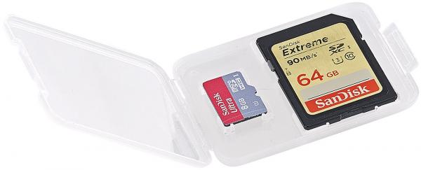 Boîte de protection pour cartes SD, microSD et MMC