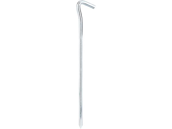 20er-Set XL-Stahl-Zelthaken für alle Bodenarten, 21 cm lang, 6 mm dick