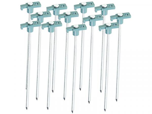 48er-Set Felsbodenheringe für steinigen Untergrund, 25 cm, Ø 7 cm