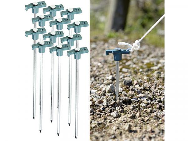 48er-Set Felsbodenheringe für steinigen Untergrund, 25 cm, Ø 7 cm