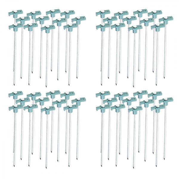 48er-Set Felsbodenheringe für steinigen Untergrund, 25 cm, Ø 7 cm