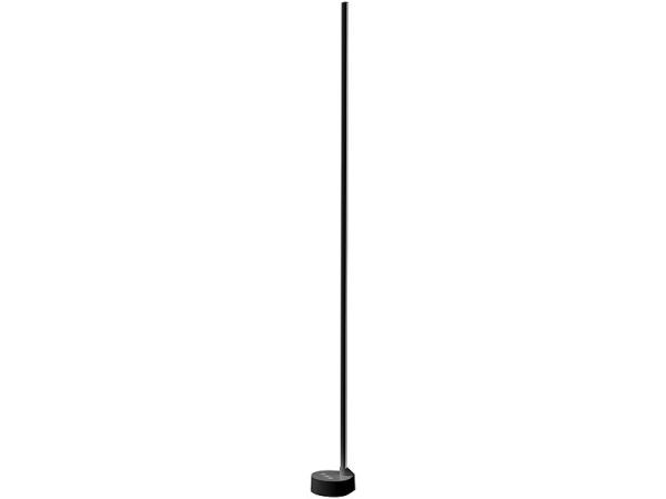 set di 4 luci da pavimento/angolo di sosta WLAN con LED RGB CCT IC, 12 watt, app, nero