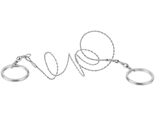 lot de 4 scies à fil de poche avec oeillets métalliques pour les randonnées en plein air et le camping