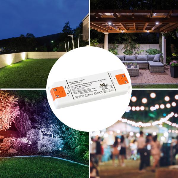 LED transformer, 230 V to 12 V, total load up to 40 Watt, 156 x 50 x 17 mm