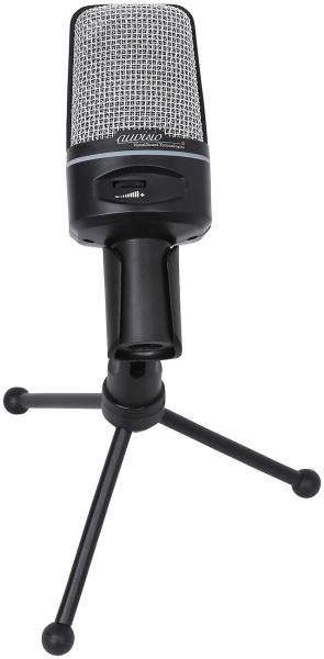 Profi-Kondensator-Studio-Mikrofon mit Stativ, 3,5-mm-Klinkenstecker