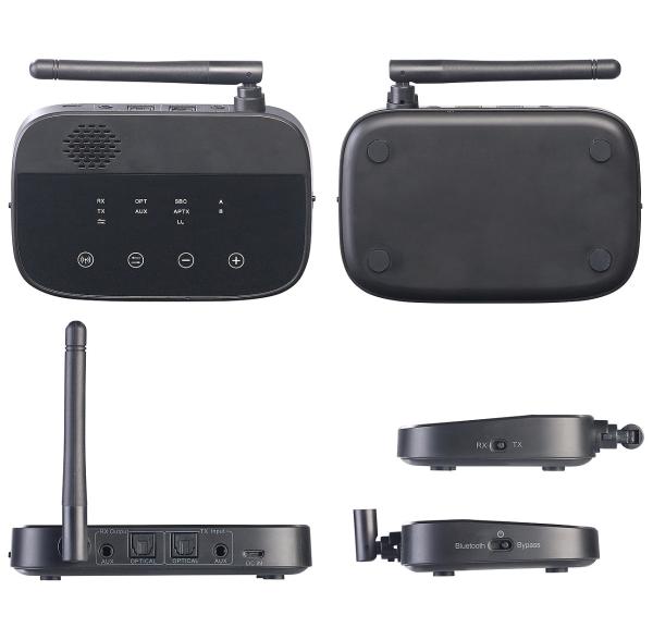 Trasmettitore e ricevitore audio 2in1, Bluetooth 4.2, aptX, portata 50 m
