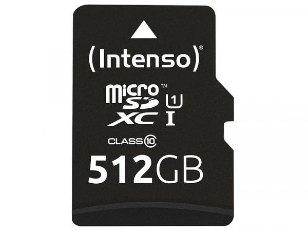 Carte mémoire microSDXC UHS-I Premium 512 Go, jusqu’à 45 Mo/s, Classe 10/U1