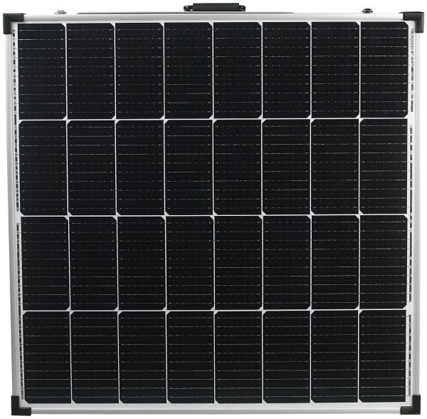Powerstation & solar converter with 260 watt solar panel, 455 Ah, 1456 Wh