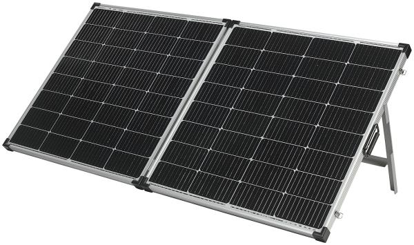 Powerstation & solar converter with 260 watt solar panel, 455 Ah, 1456 Wh